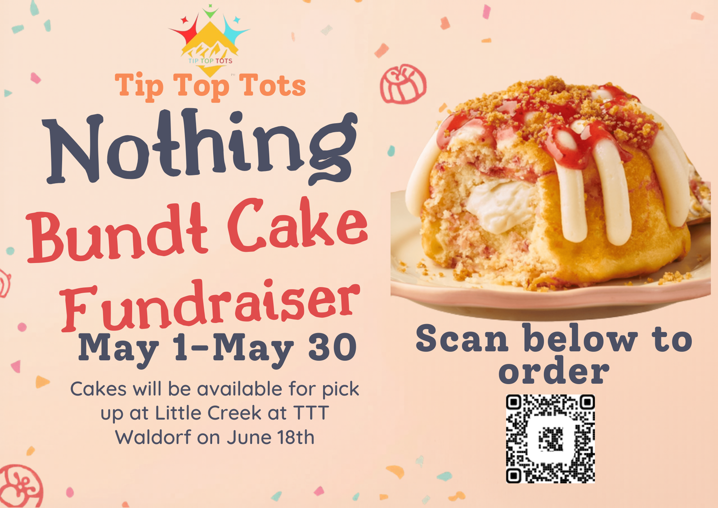TTT Bundt Cake Fundraiser