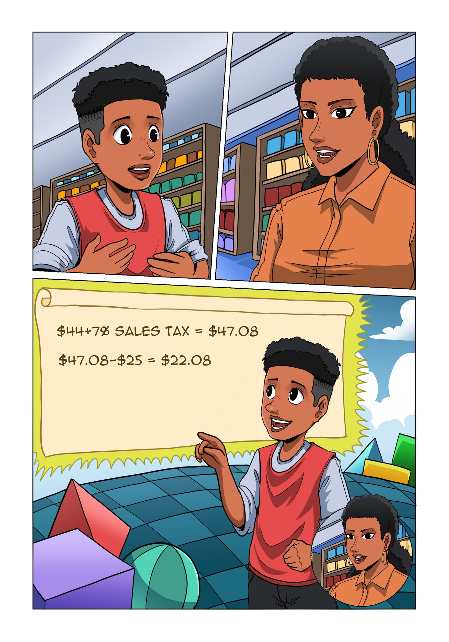 Ollie Jones Earns and Saves: A Graphic Novel
